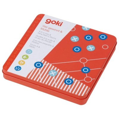 GOKI56655 Set magnetic - 4 pe un rând și Moară