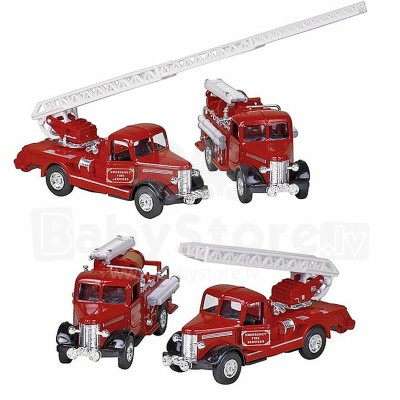GOKI12057 Mașină clasică de pompieri - 12-13,5 cm
