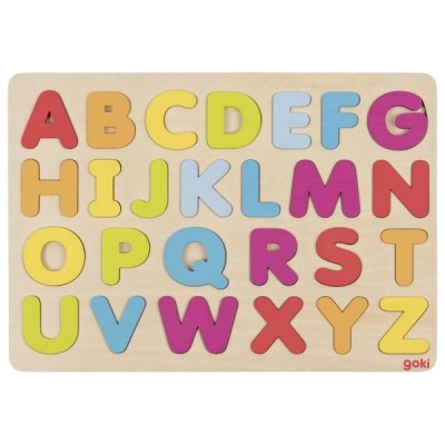 GOKI57732 Puzzle alfabet pastel (26 piese)