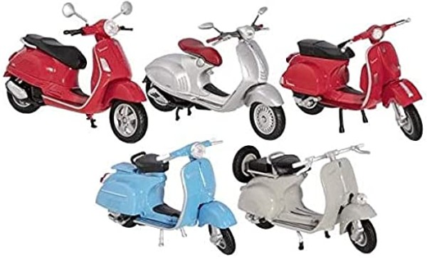 GOKI12294 Motocicletă Vespa în cutie - 10 cm