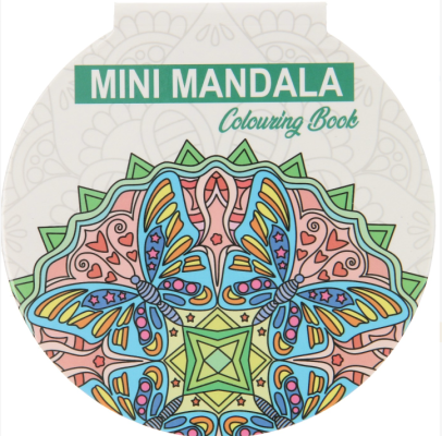 WINB198_Mini Mandala de colorat rotundă verde