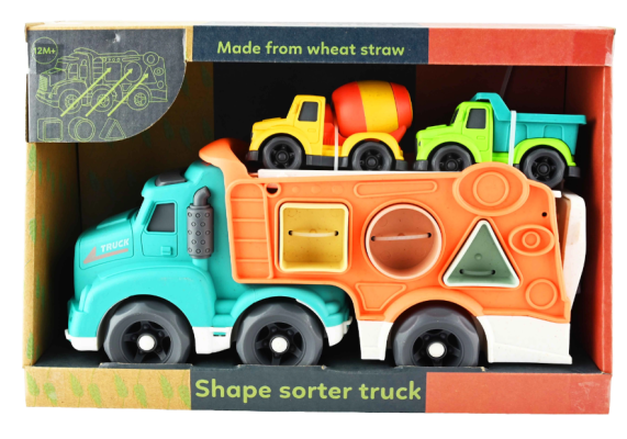 RB61211 CAMION TRANSPORT MAȘINI DE ȘANTIER (bioplastic)