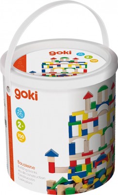 GOKI58669 Cuburi de construit in cutie (100 cuburi)