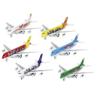 GOKI12144 Avion cu lumini și sunet - 19 cm