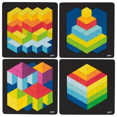 GOKI57691 Puzzle geometric 3D