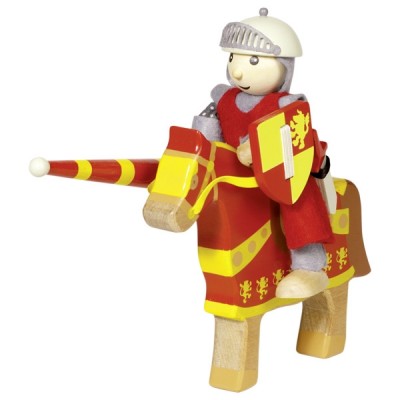 GOKI51720 Marionetă flexibilă cavalerul Artur și calul său