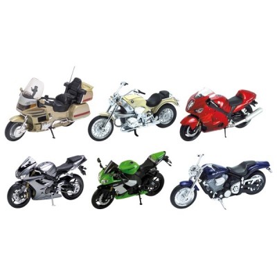 GOKI12263 Motocicletă în cutie, 11-13 cm